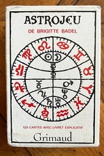 Jeu de cartes divinatoires ASTROJEU de B. Badel, fr./Eng. 1986, Grimaud rare