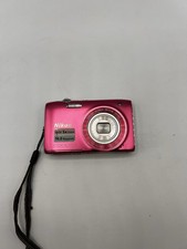 Nikon Coolpix S3100 14,0Mp Digital Camera Pink 5x Zoom, Charger, SD, Case, Great