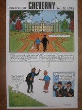 Affiche tintin par bob moor - bob, de