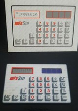 Calculatrice Format Carte Téléphonique Avec Étui Marque SIP
