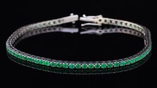 Bracelet tennis blanc 18 - tennis,
