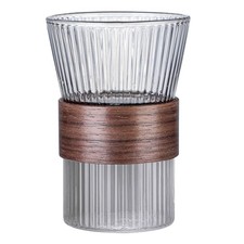  1pc 400ML tasse en verre exquis tasse à jus à la mode tasse à café d'eau