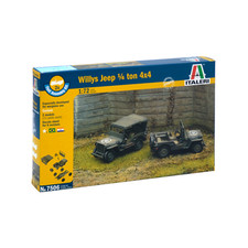 WILLY'S JEEP KIT 1:72 Italeri Kit Mezzi Militari Nouveau modèle
