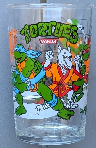 Verre moutarde tortues - moutarde, ninja