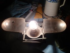 ANCIENNE  LAMPE DE CABINE DE TRAIN