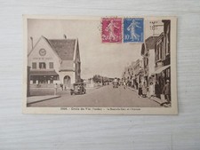 CP CARTE POSTALE VENDEE St GILLES CROIX de VIE La NOUVELLE GARE - ECRITE en 1937