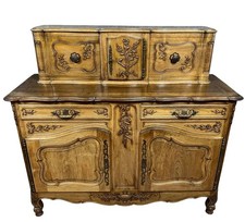 Buffet provençal a glissants style Louis XV estampillé en bois fruitier