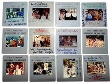 louis de funes  serie LE GENDARME 12 diapositives cinema slides