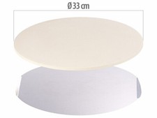 Pierre à pizza pour cuisson au barbecue - Ronde, 33 cm - Cucina Dimodena