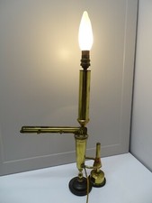 EBULLIOMETRE LEVESQUE ANCIEN transformé en LAMPE pour déco ambiance CAVE BISTRO 