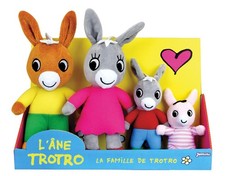 | Coffret Peluches Ane Trotro Et Sa Famille | 4 Personnages | Trotro 15 Cm + ...