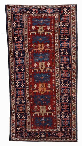 Tapis ancien caucasien shirvan - tapis,