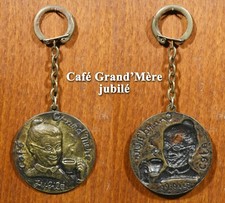 Café Grand’Mère jubilé, porte-clés en métal
