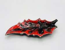 Feuille en Céramique Vintage Design 1950/60s . Pol Chambost ?