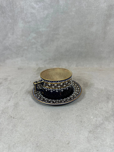 Antique cobalt blue oven - antique,