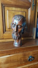 Sculpture en bois – Tête de
