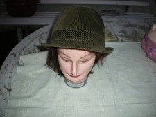 chapeau homme en velour