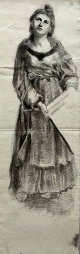 Zeichnungen symbolist portrait - zeichnungen,