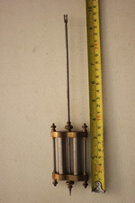 ancien balancier de pendule de notaire