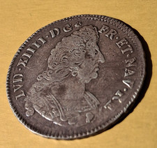 Louis XIV  1/2 demi écu aux