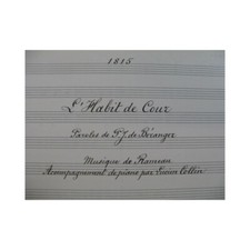 RAMEAU L'Habit de Cour