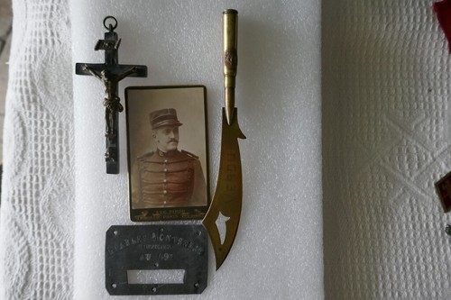 Lot militaire wwi plaque - militaire,
