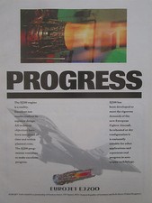 5/1991 PUB EUROJET EJ200 ENGINE FIAT AVIO MTU ROLLS-ROYCE ITP EUROFIGHTER AD