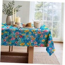 Floral rectangle tablecloth - floral,