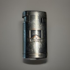 Briquet à Gaz Rechargeable Marlboro / Steel Marlboro Lighter / Collector Vintage