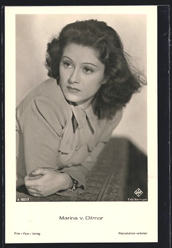 Actrice marina ditmar a - l'actrice, v.