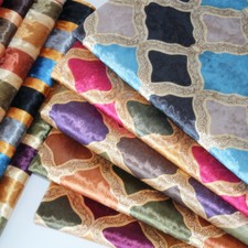 Épais Velours Tissu Floral