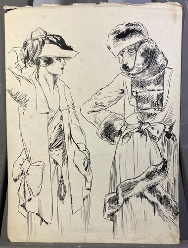 Anciens croquis mode - croquis,