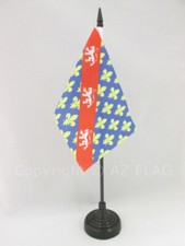 DRAPEAU DE TABLE COMTÉ DE LA MARCHE 15x10cm - PETIT DRAPEAUX DE BUREAU PROVINCE