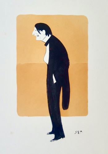 Sem lithographie jean - sem,, lithographie,