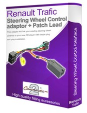 Renault Trafic Direction Roue Contrôle Câble, Voiture Stéréo Tige L'Interface