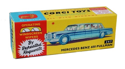 Corgi toys boîte box - , repro