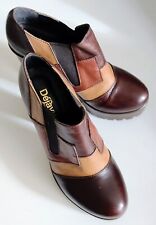 Italian Design Leather Ankle Boots US 7 EUR 38- Made in Italy NEW