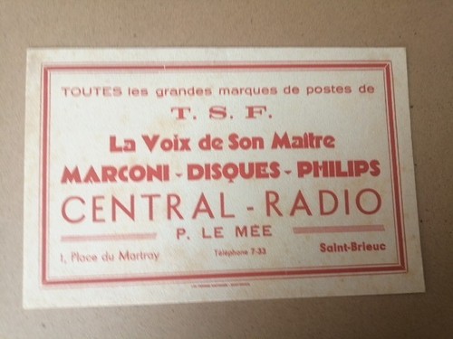 Ancien buvard publicitaire - buvard, la