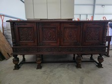 buffet bas ancien, chêne