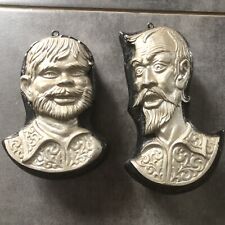 Paire de brosses anciennes en