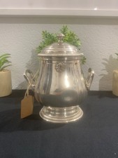 sucrier métal argenté style