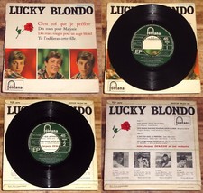 LUCKY BLONDO-45t EP-ROSES ROUGES POUR UN ANGE BLOND-C’EST TOI QUE JE PRÉFÈRE… 65