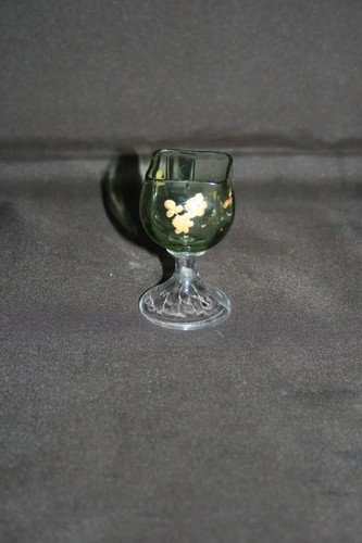 Verre émaillé pied à - verre,