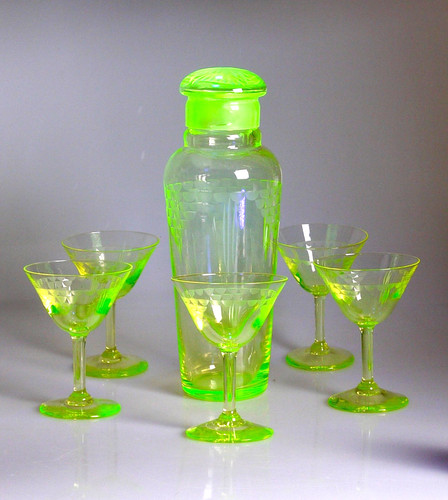 Service cocktail art déco - service,