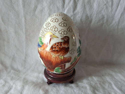 Ancien gros oeuf porcelaine - gros,