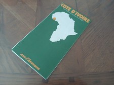 Carte Routière Air Afrique – Côte D’Ivoire En Bon Etat.
