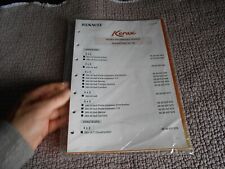  Lot fiche technique ancien Camion Renault Kerax