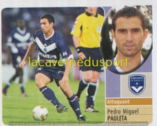 056 PAULETA # GIRONDINS DE BORDEAUX STICKER  PANINI  FOOT 2002 2003