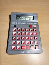 Jeu électronique vintage Nathan Des Chiffres et des Lettres 1984