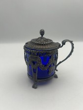 Moutardier argent massif Aux